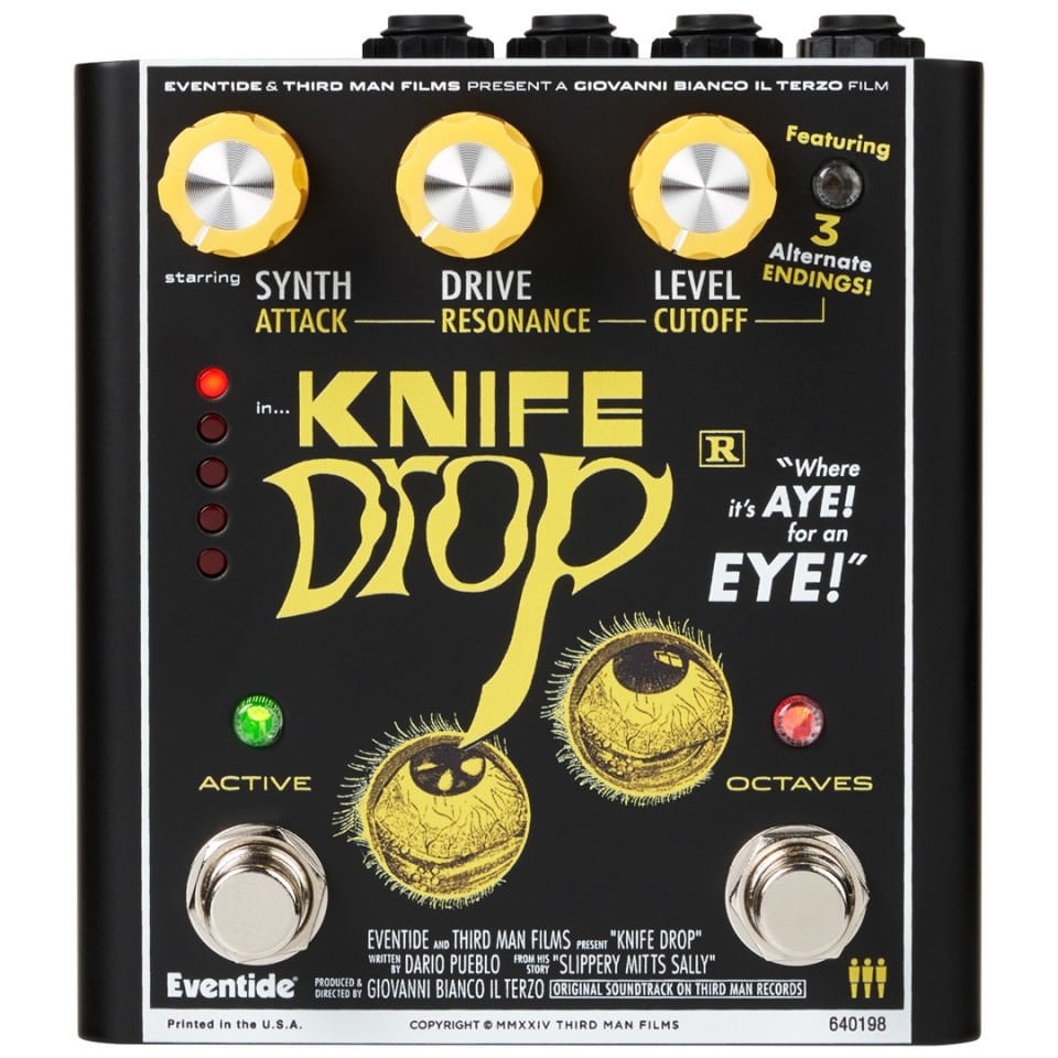 Knife Drop Sub-Octave Fuzz w/Synth FX