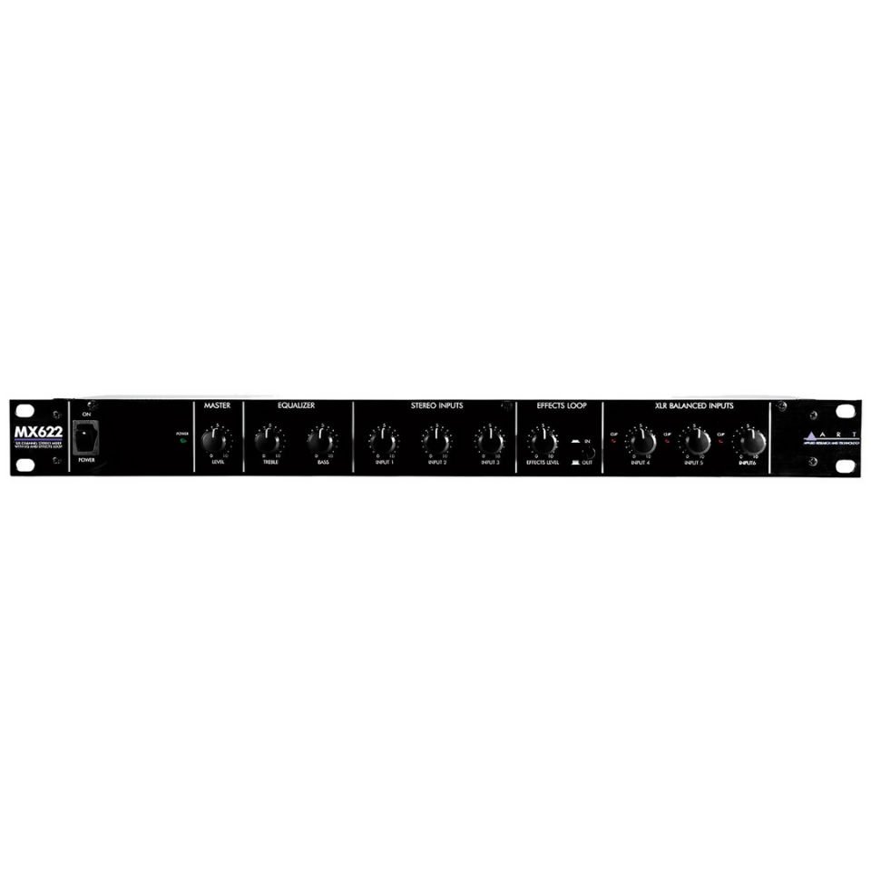 MX622 - 6 Kanal Çift Stereo Çıkışlı Analog Mikser
