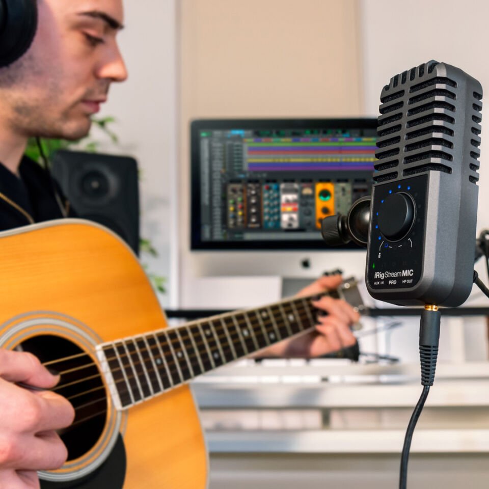 IK Multimedia iRig Stream Mic Pro | Kompakt Multi-Pattern Mikrofon & 4 ...