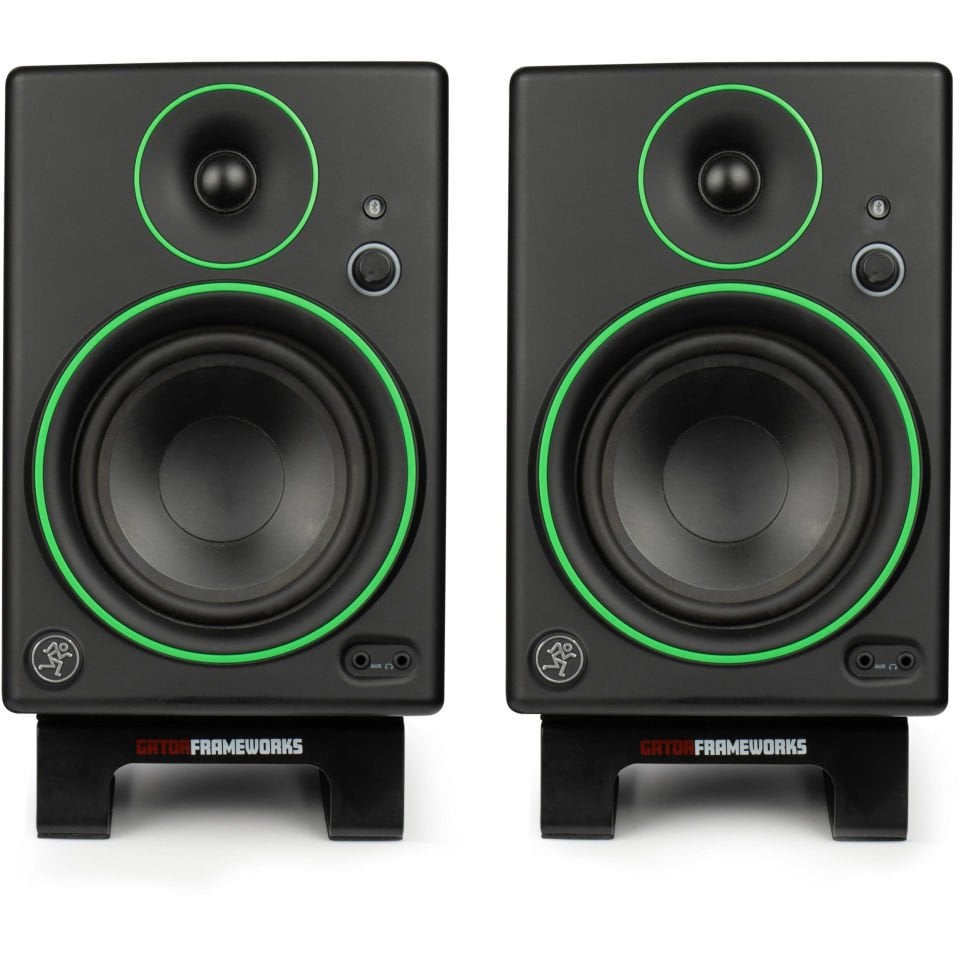 GFW-SPKSTMNDSK-WDG | Desktop Speaker Wedge Stand Pair