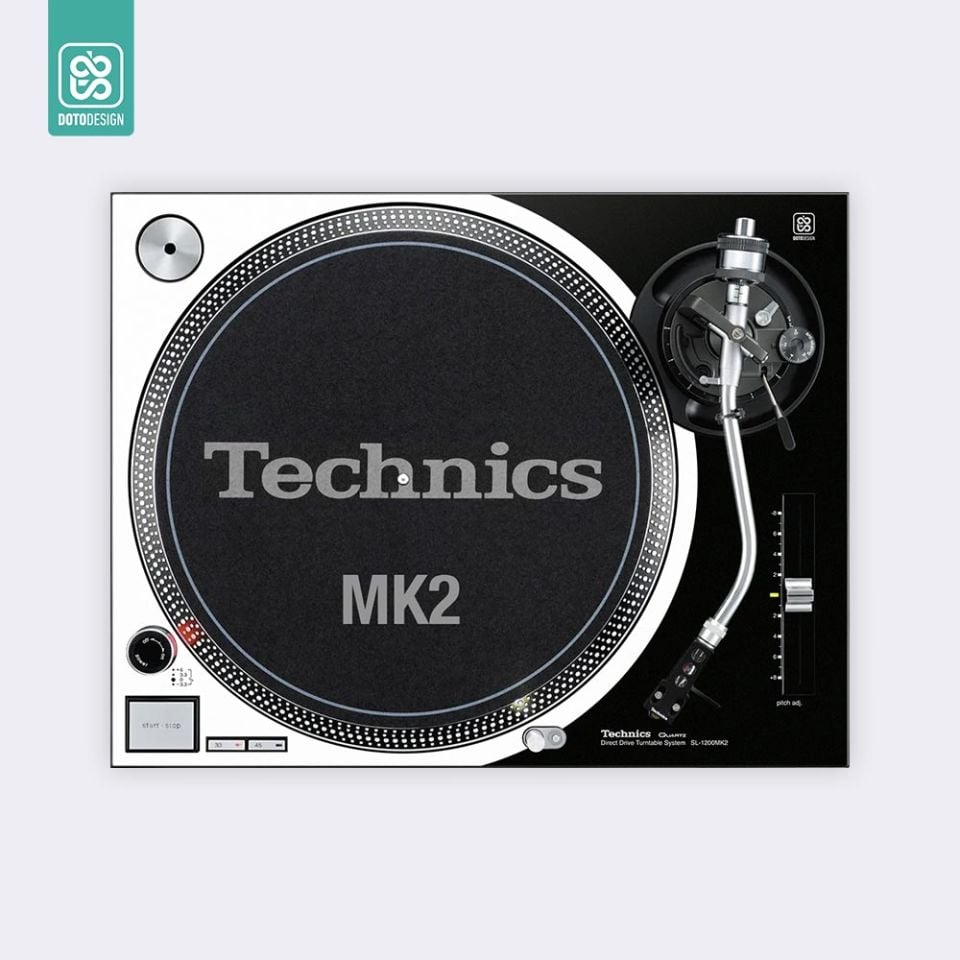 Skin SL-1200 / 1210 MK2 | COLORS DVS White