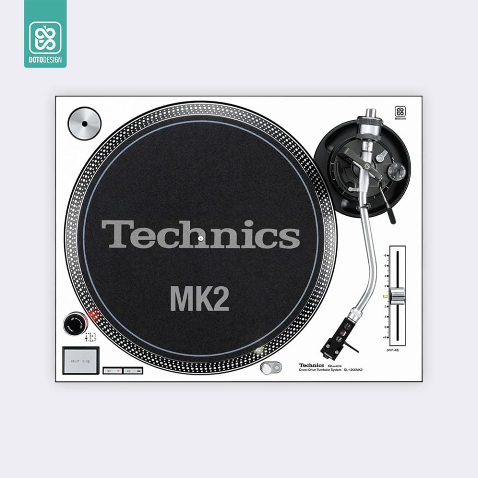 Skin SL-1200 / 1210 MK2 | FULL COLORS White