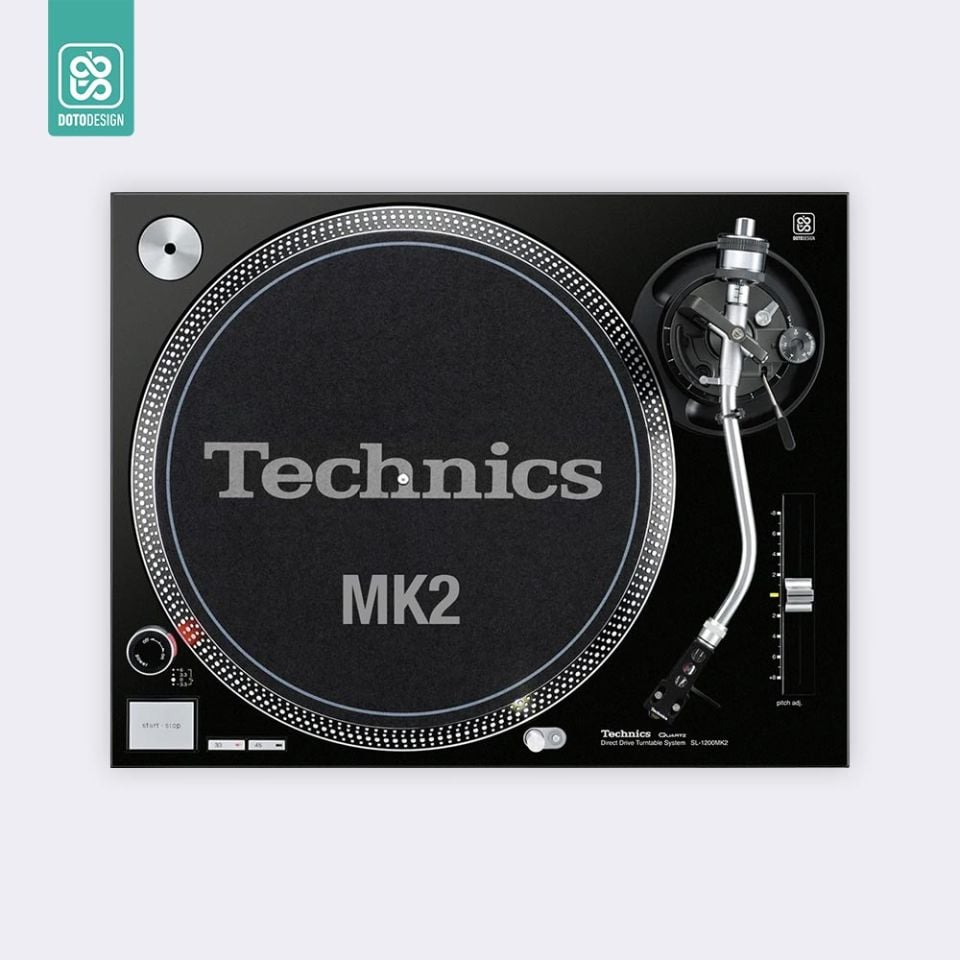 Skin SL-1200 / 1210 MK2 | FULL COLORS Black
