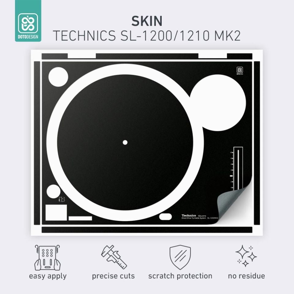 Skin SL-1200 / 1210 MK2 | FULL COLORS Black