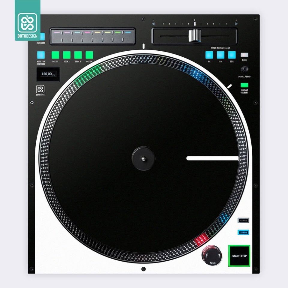 Skin Twelve MK2 | COLORS DVS White