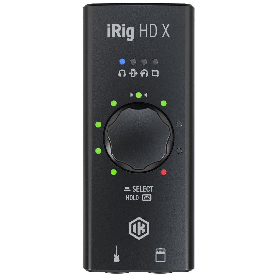 IK Multimedia iRig HD X | Profesyonel Kalitede Gitarlar için 24bit