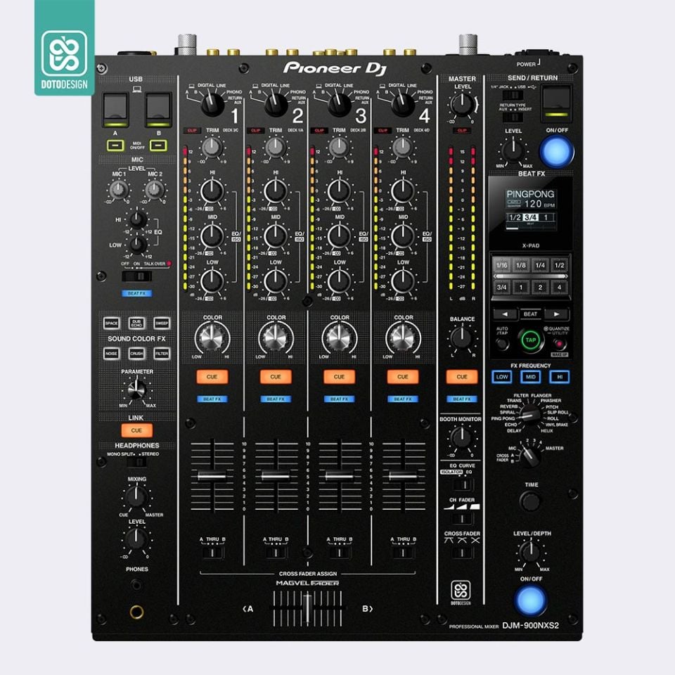 Skin DJM-900 NXS2 | FULL COLORS Black