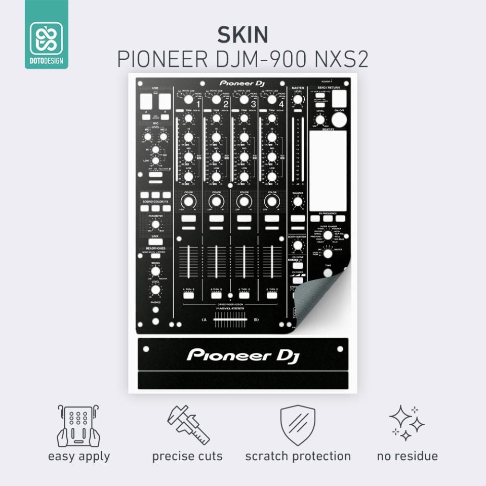 Skin DJM-900 NXS2 | FULL COLORS Black