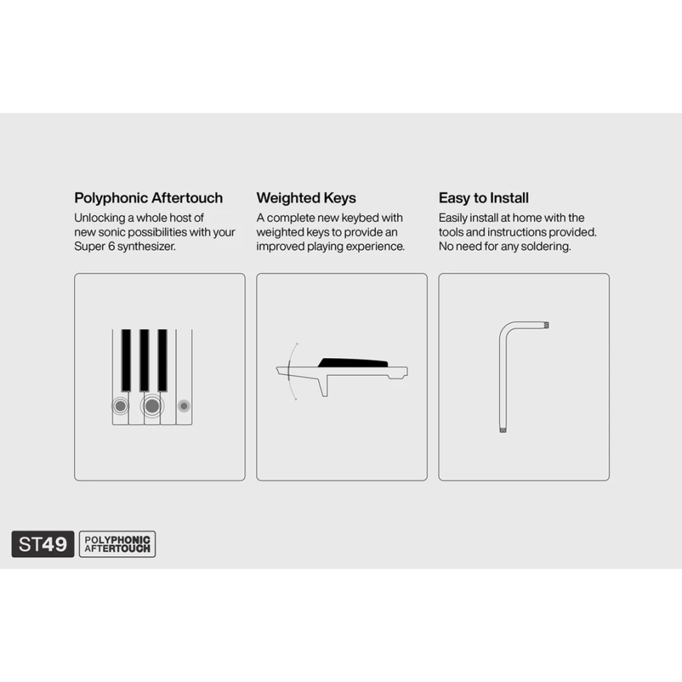 SuperTouch 49 - Keyboard Upgrade for Super 6