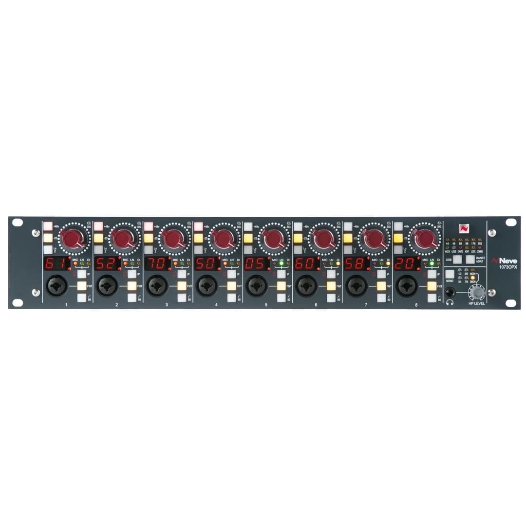 1073OPX | 8-Channel Mic Preamp w/Remote Control & USB/ADAT Option Card