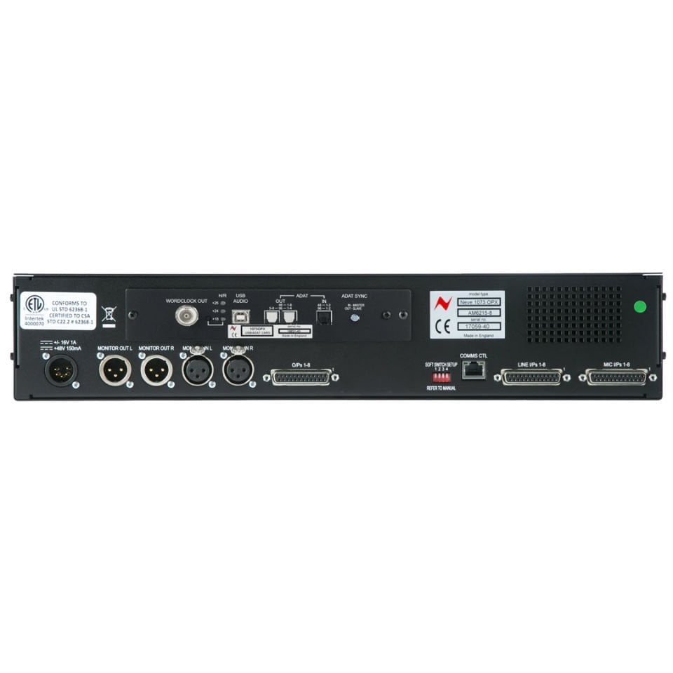 1073OPX | 8-Channel Mic Preamp w/Remote Control & USB/ADAT Option Card