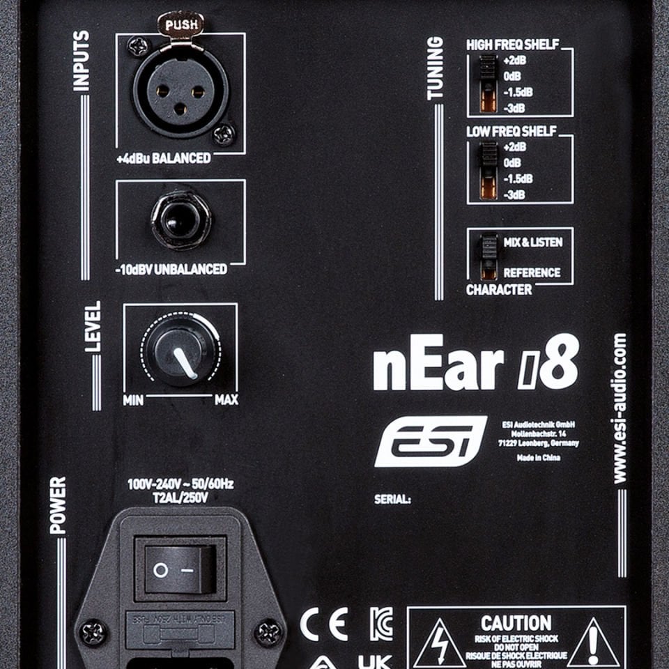 nEar i8 | Top Quality 8'' Studio Reference Monitor | Tek