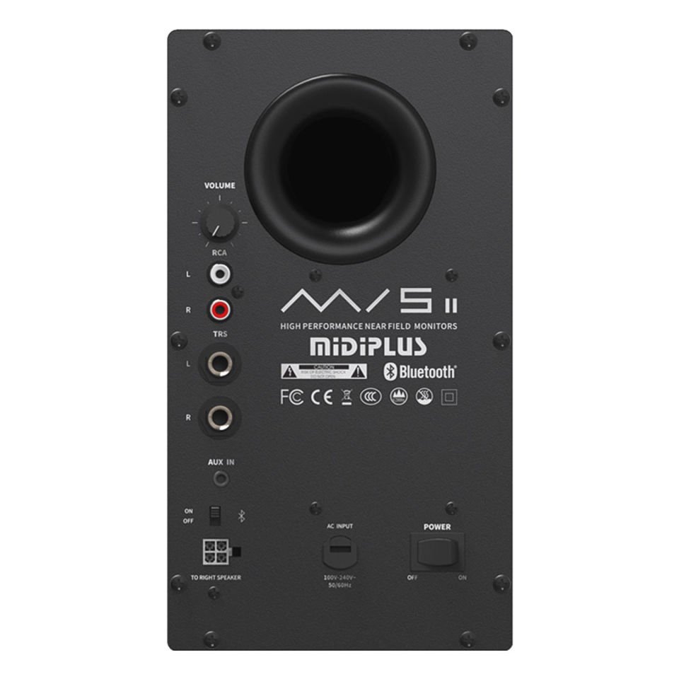 MIDIPLUS MI5 II Black | 2x 35W 5.25'' 2-Yollu Bluetooth MIDIPLUS MI5 II Black | 2x 35W 5.25'' 2-Yollu Bluetooth