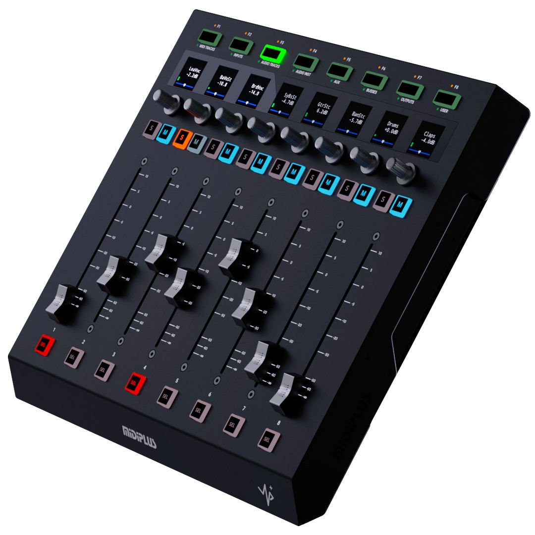 MIDIPLUS UP+ | 8 Kanal Daw Controller / Kontrolör