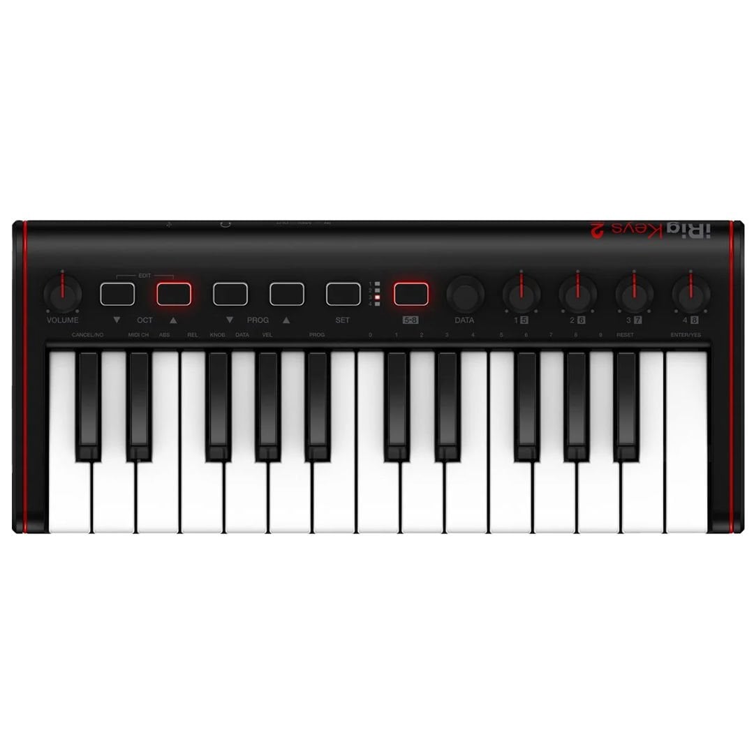 IK Multimedia iRig Keys 2 Mini | 25-Mini Tuş MIDI Klavye Kontrolör
