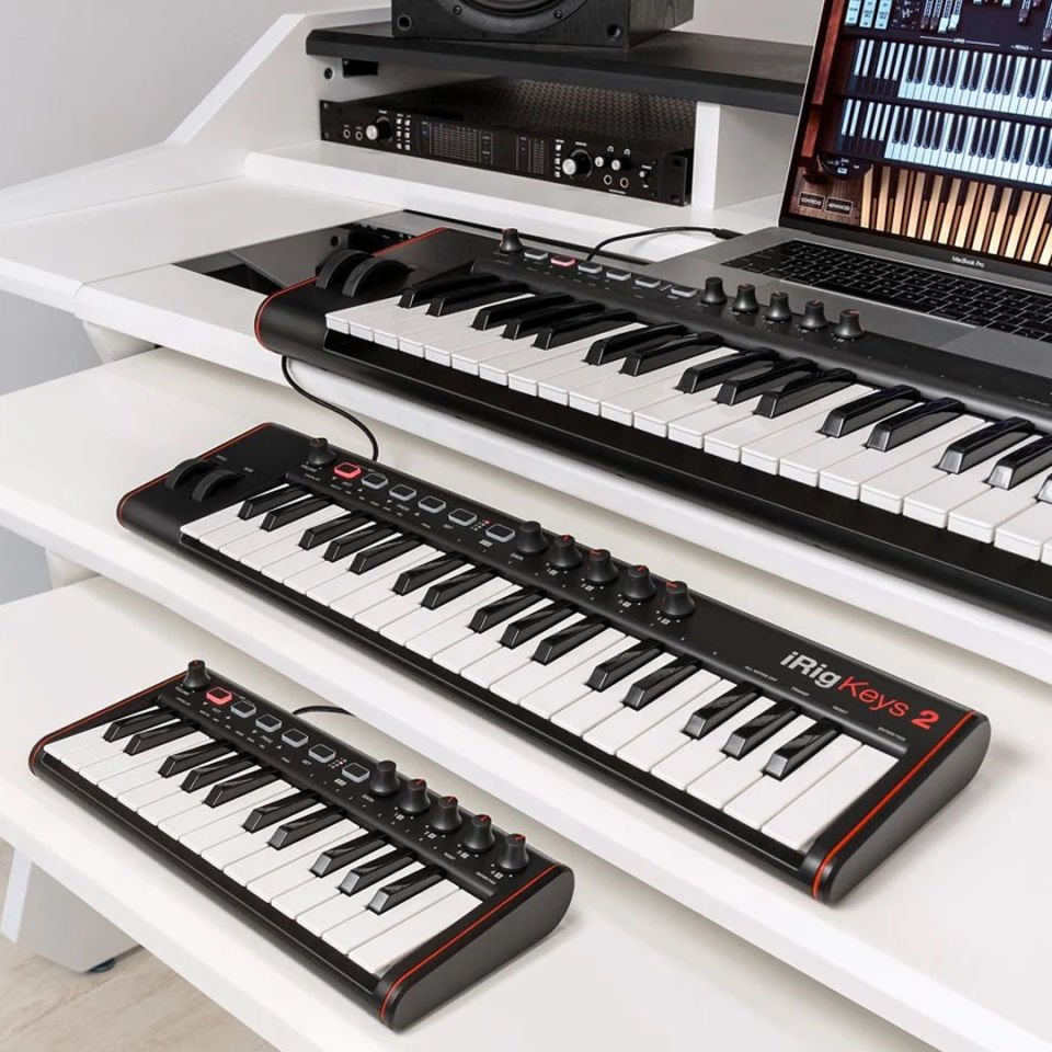 IK Multimedia iRig Keys 2 Mini | 25-Mini Tuş MIDI Klavye Kontrolör