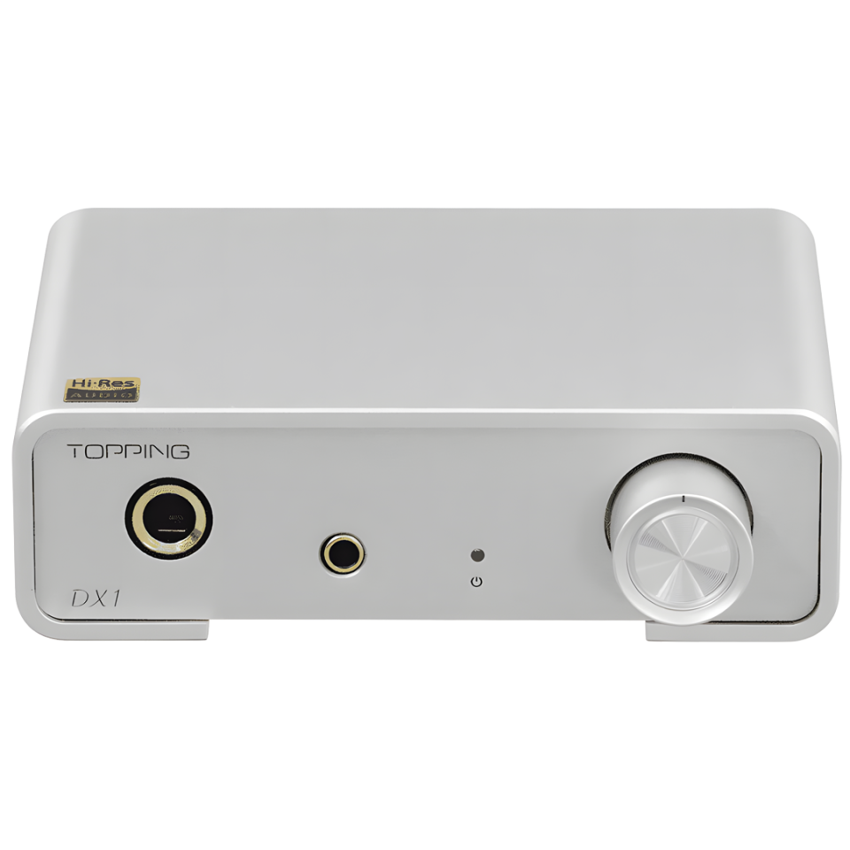 DX1 AK4493S Desktop DAC & Headphone Amplifier | Silver