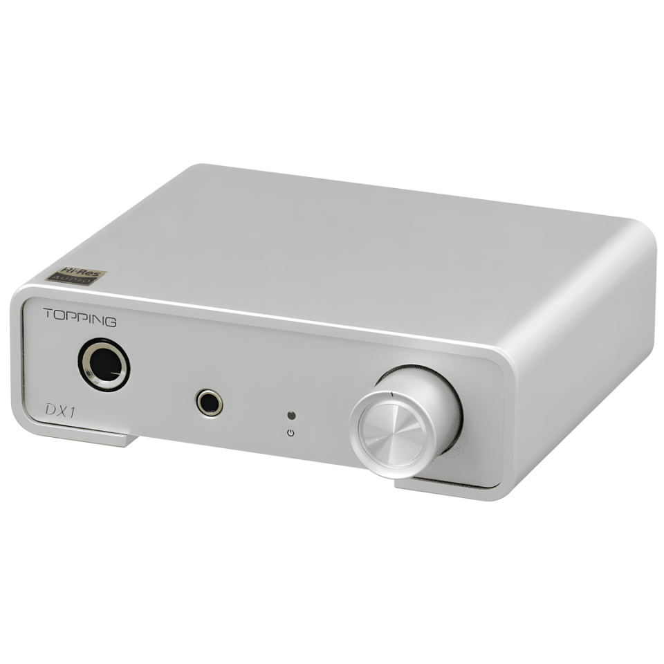 DX1 AK4493S Desktop DAC & Headphone Amplifier | Silver