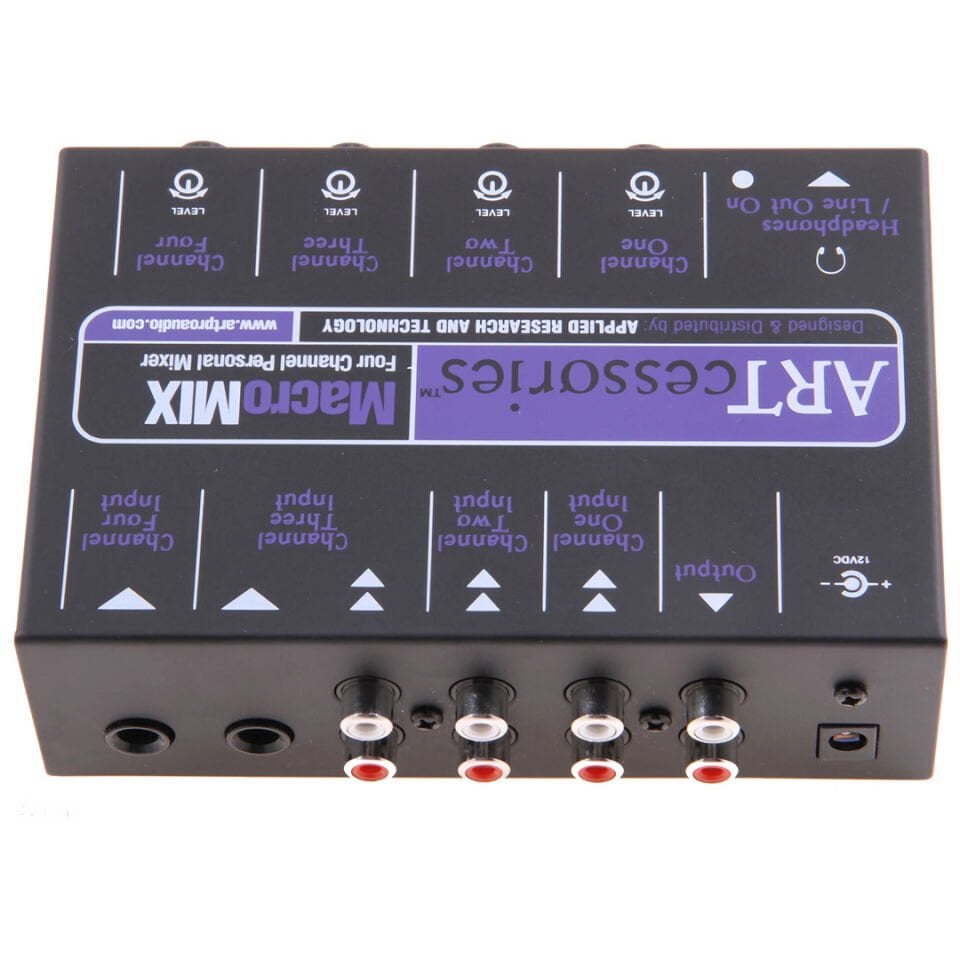 MacroMIX - 4 Kanal Mini Analog Mikser