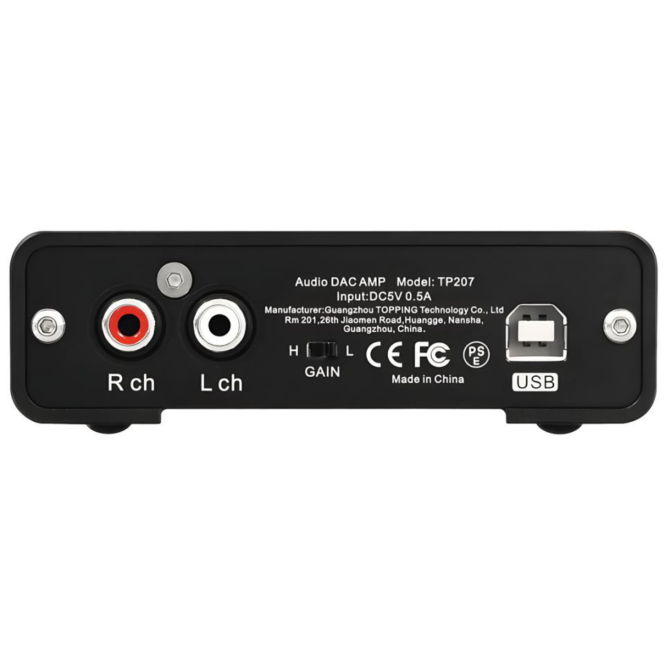 DX1 AK4493S Desktop DAC & Headphone Amplifier | Black