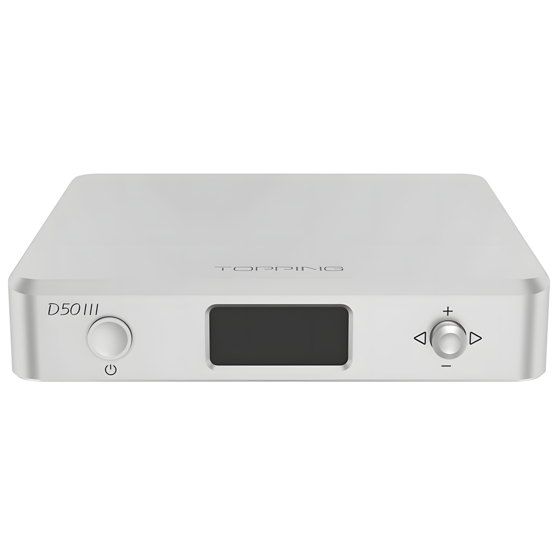 D50 III 2x ES9039Q2M DESKTOP HiFi DAC | Silver