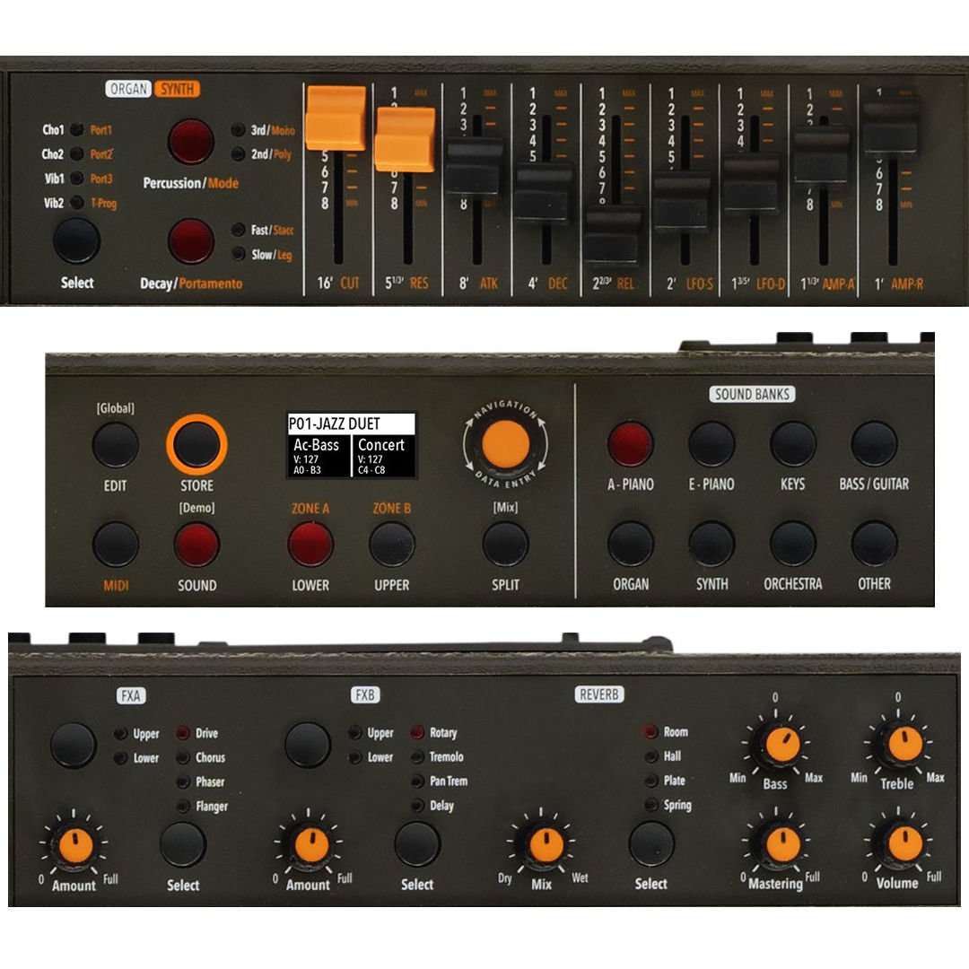 Studiologic By Fatar Numa Compact X SE 88Tuş, Dahili Hoparlöre Sahip