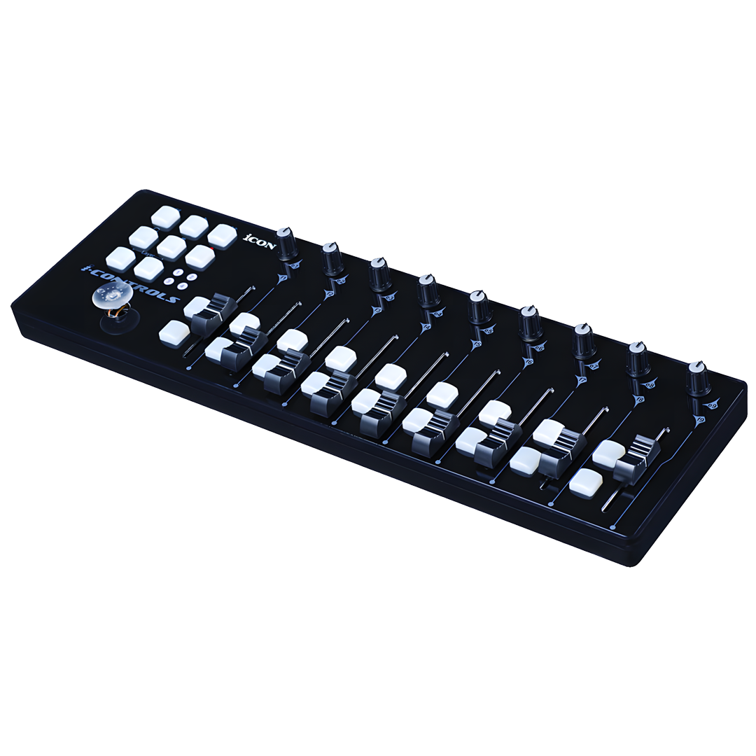 iControls Mini USB MIDI Controller | Black