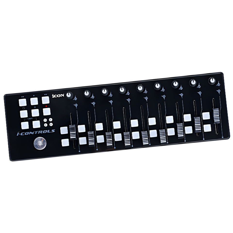 iControls Mini USB MIDI Controller | Black
