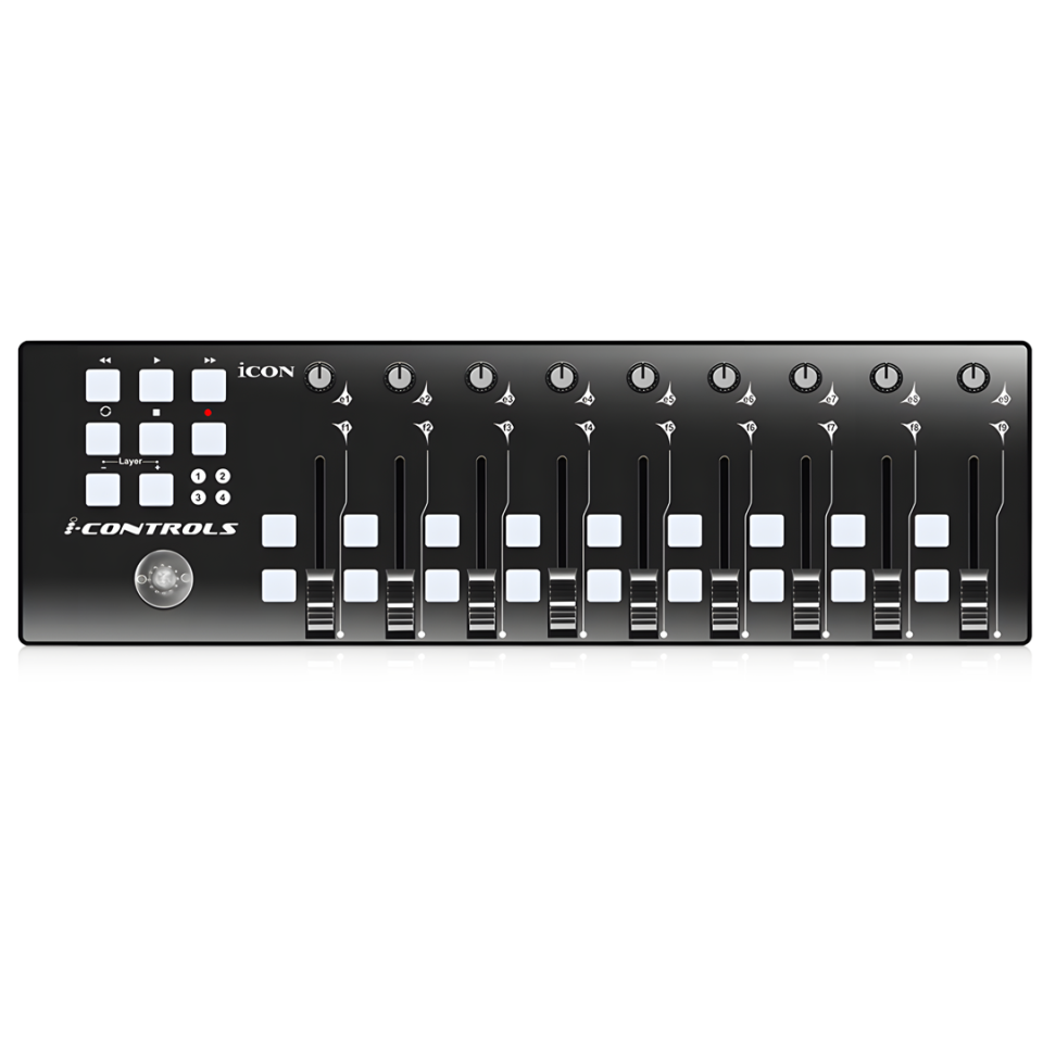 iControls Mini USB MIDI Controller | Black