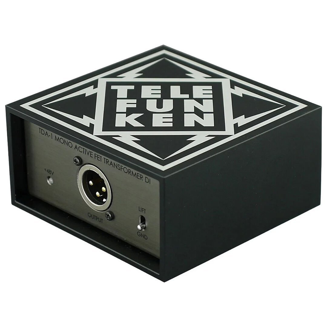 TELEFUNKEN TDA-1 アクティブDI Telefunken Elektroakustik TDA-1 Mono Active Direct Box