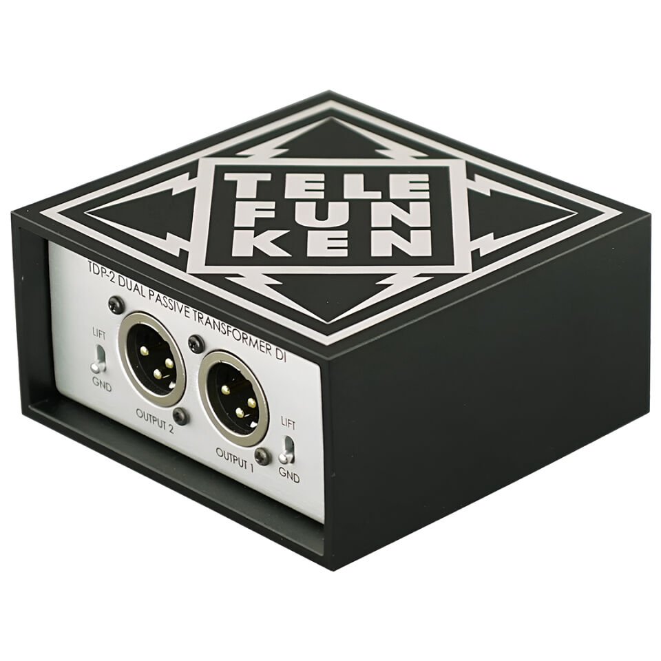 TELEFUNKEN Elektroakustik TDP-2 Dual Passive Direct Box