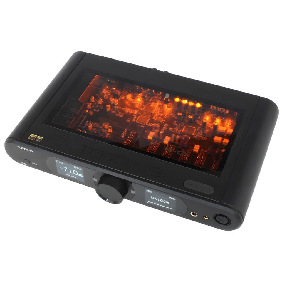 DX9 AK4499EQ Desktop DAC & Headphone Amplifier | Black