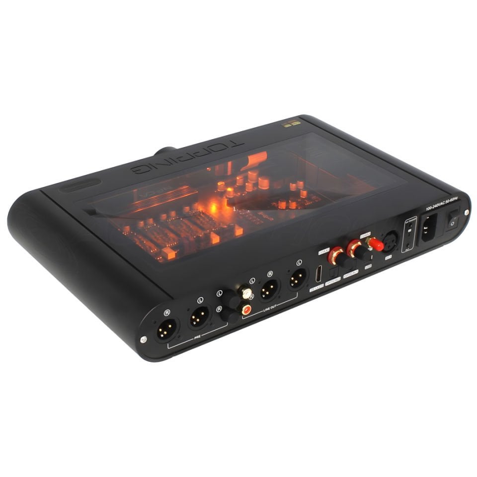 DX9 AK4499EQ Desktop DAC & Headphone Amplifier | Black
