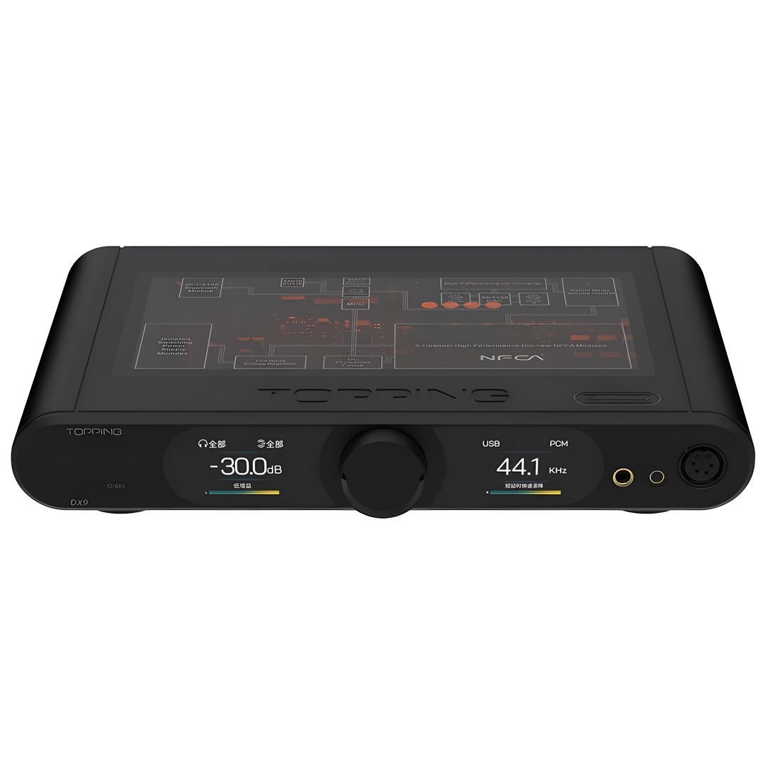 DX9 AK4499EQ Desktop DAC & Headphone Amplifier | Black