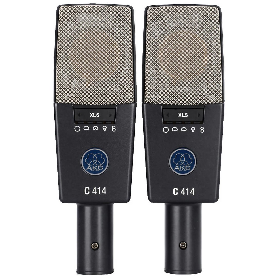 配信機器・PA機器・レコーディング機器 AKG C414 XLS Microphone AKG C414 XLS Stereo Set | Geniş Diyaframlı Multi-Pattern Kondenser