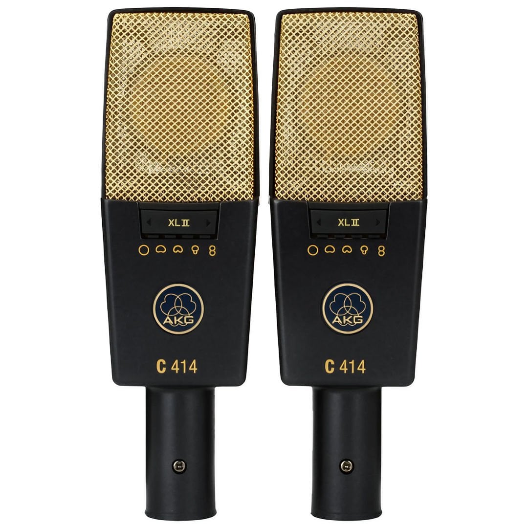 R*e様 AKG C414 XLII STEREO SET コンデンサーマイク AKG C414 XLII Stereo Set | Geniş Diyafram Multi-Pattern Kondenser