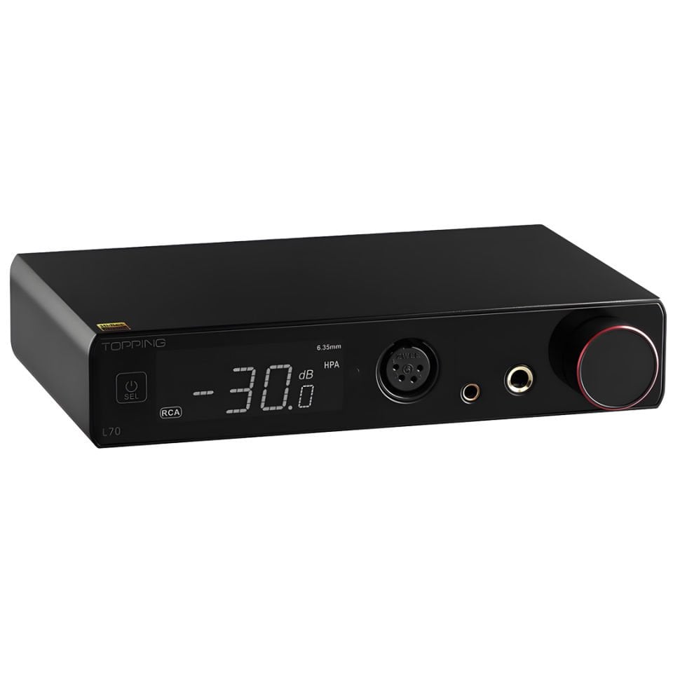 L70 Balanced NFCA Headphone Amplifier / Preamplifier | Black