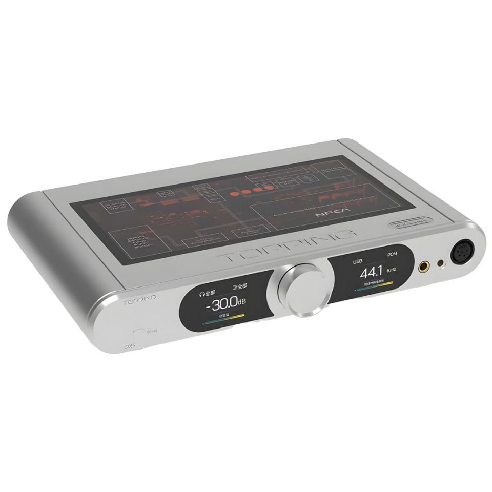 DX9 AK4499EQ Desktop DAC & Headphone Amplifier | Silver
