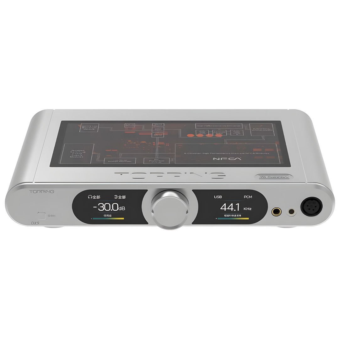 DX9 AK4499EQ Desktop DAC & Headphone Amplifier | Silver (B-STOK)