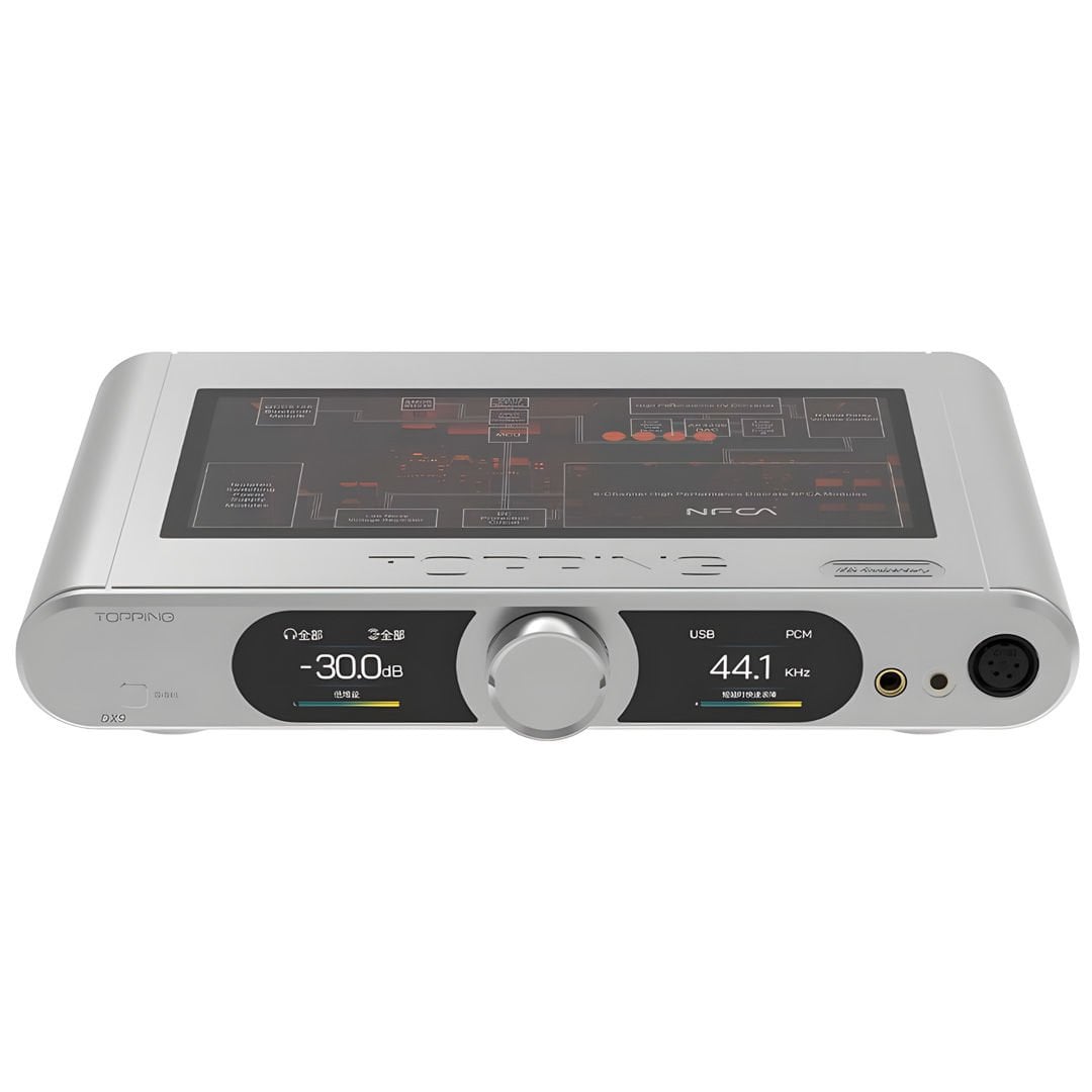 DX9 AK4499EQ Desktop DAC & Headphone Amplifier | Silver (B-STOK)