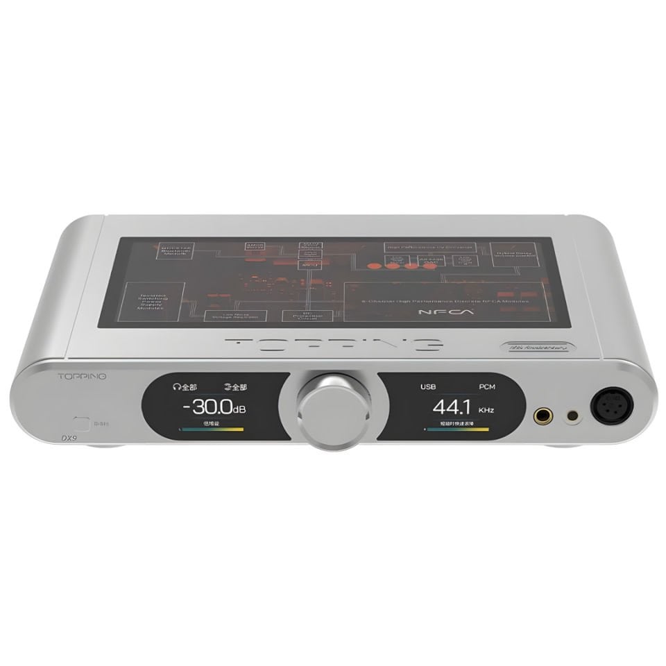DX9 AK4499EQ Desktop DAC & Headphone Amplifier | Silver (B-STOK)