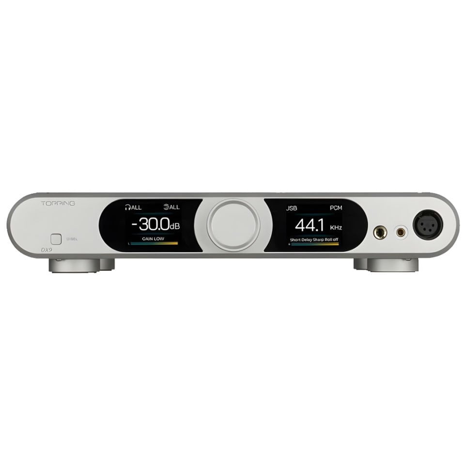 DX9 AK4499EQ Desktop DAC & Headphone Amplifier | Silver