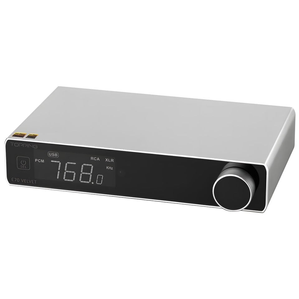 E70 VELVET DAC | Silver (B STOK)