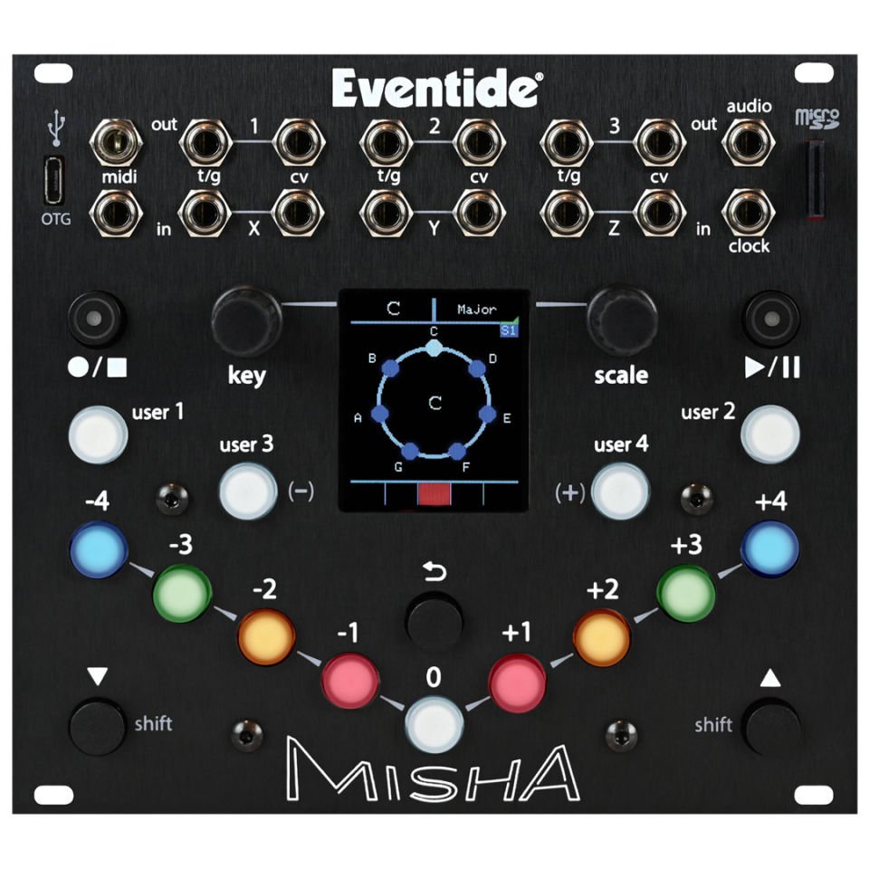 Misha Interval-Based Instrument and Sequencer for Eurorack (28 HP)