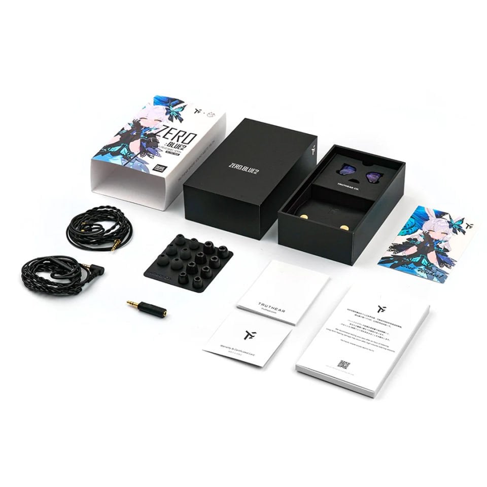 Zero BLUE 2 w/Mic Dual Dynamic Drivers In-ear Headphone