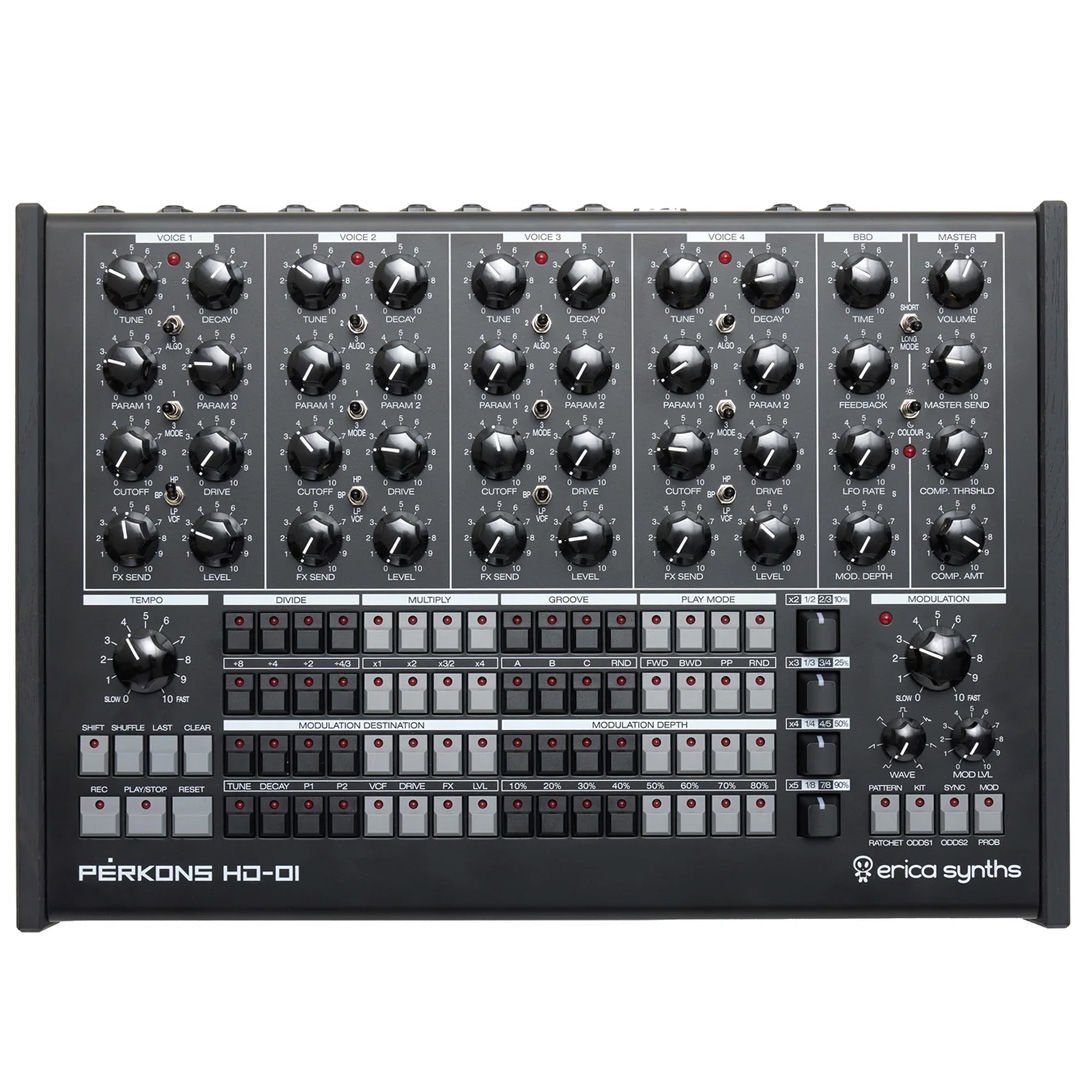 Perkons HD-01 Black | Drum Machine Synthesizer