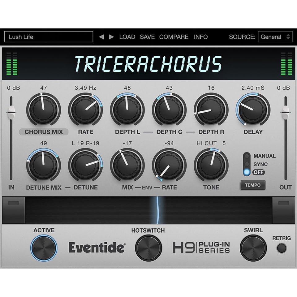 TriceraChorus Vintage Tri-Chorus Plug-in