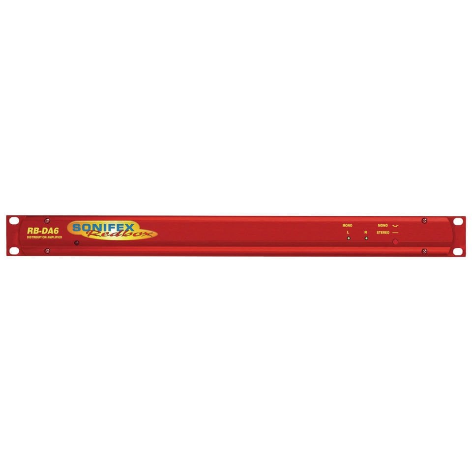 RB-DA6 6-Way Stereo Distribution Amplifier (1 RU)