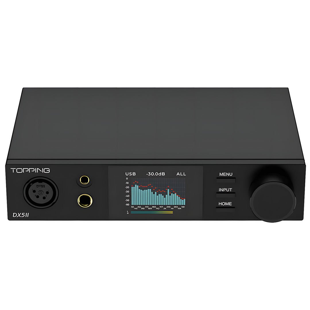 DX5 II Dual ES9039Q2M Desktop DAC & Headphone Amplifier | Black