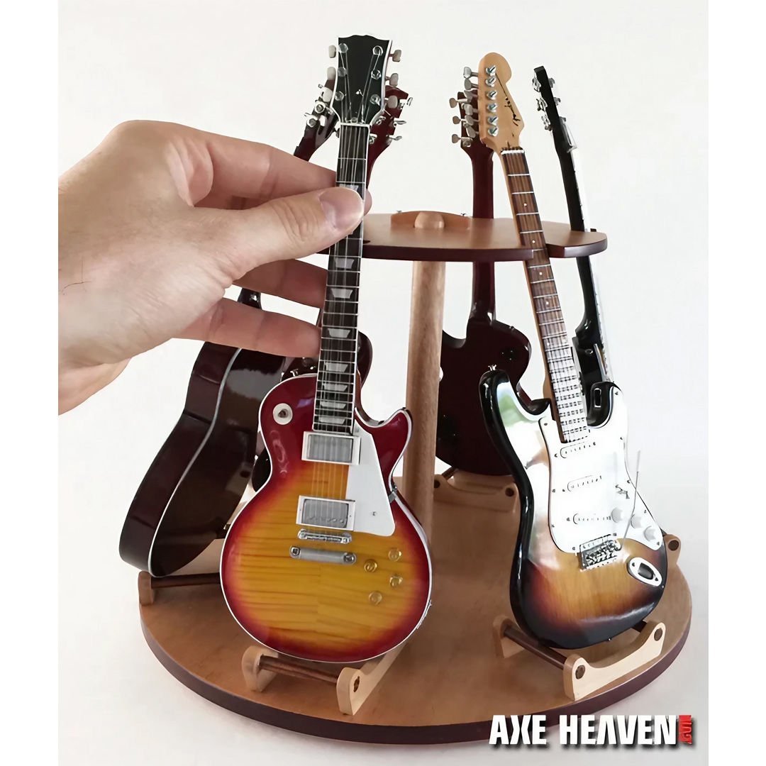 Miniature Multi-Guitar Display Stand – Holds 6 Mini Guitars